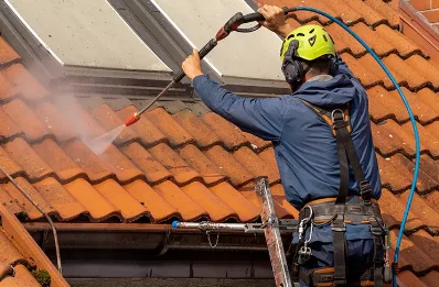 Démoussage et hydrofuge de toiture à Feuillade